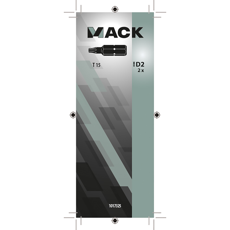 Load image into Gallery viewer, Mack 1017325 - torx schroefbit staal onbehandeld 2 st t 15 | 10 stuks
