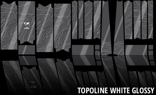 Unleazhed unscratch - frame protection film gravelbike bpg01 topolines white