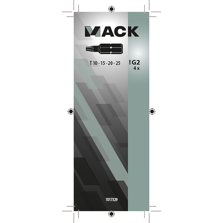 Load image into Gallery viewer, Mack 1017329 - torx schroefbit staal onbehandeld 4 st t10-15 20-25 | 10 stuks
