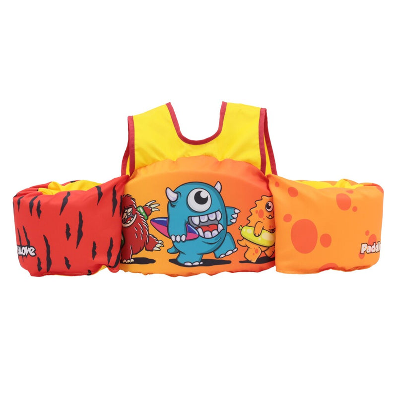 Load image into Gallery viewer, Paddle pal zwemvest monsters, 3-6 jaar
