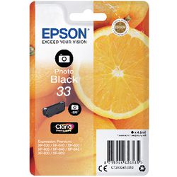 Inktcartrdige epson c13t33414012 foto zwart