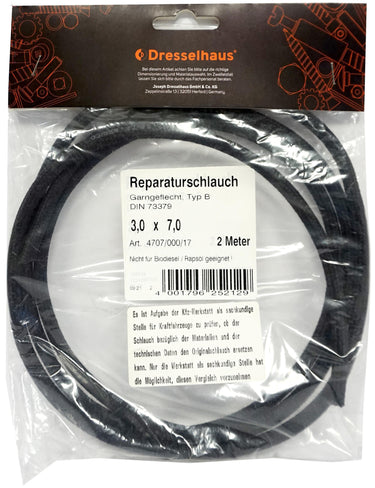 Dresselhaus brandstofslang 4707 fuel hose 5,0x10,0 dresselh. 4707 2m