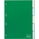 Tabladen 6220 pvc a4 230x297mm 5 tabs groen