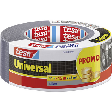 Tesa 1072223 - xp universal promo 50 + 15m 48mm grijs | 4 stuks