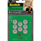 3m 1070710 - scotch® outdoor anti slide pads to screw clear ø 17 mm | 16 stuks