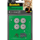 3m 1070697 - scotch® outdoor anti slide pads to screw clear, ø 22 mm | 16 stuks