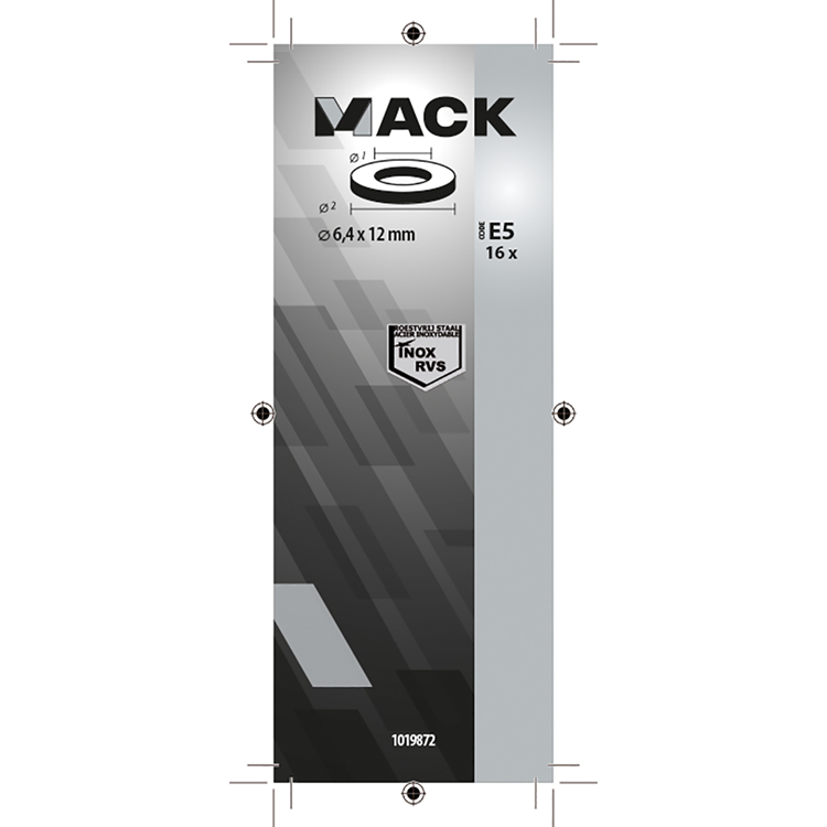 Load image into Gallery viewer, Mack 1019872 - sluitring inox a2 16 st m6 | 10 stuks

