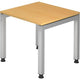 Bach hammerer in hoogte verstelbaar bureau j series beuken 800 x 680 mm