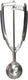 Kitchenaid ijsschep, cookie dough schep, rvs, zilver -