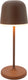 Eglo mannera-s tafellamp - priklamp - oplaadbaar (tot 28 uur licht) - 20 cm - roestbruin wit - draadloos - dimbaar - binnen en buiten