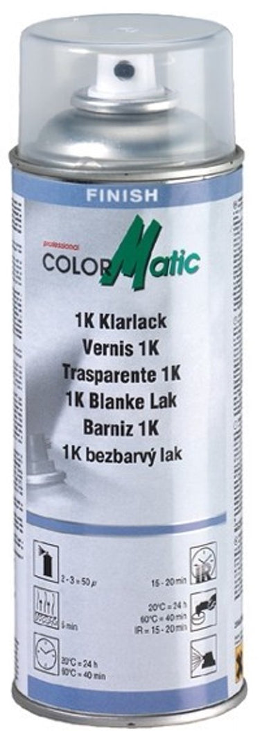 Motip colormatic professional 1k blanke lak hoogglans - 400 ml.