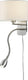 Trio hotel - wandlamp - nikkel mat - excl. 1x e14 3,5 w - osram lichtbron - wandmontage - niet dimbaar - badkamerverlichting