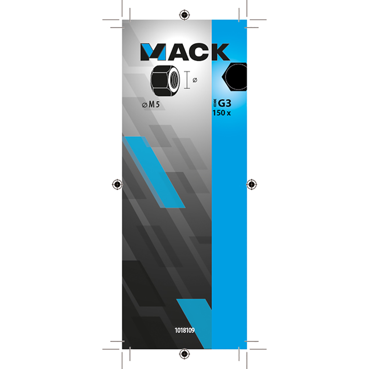 Load image into Gallery viewer, Mack 1018109 - zeskant moer staal verzinkt 150 st m 5 | 5 stuks
