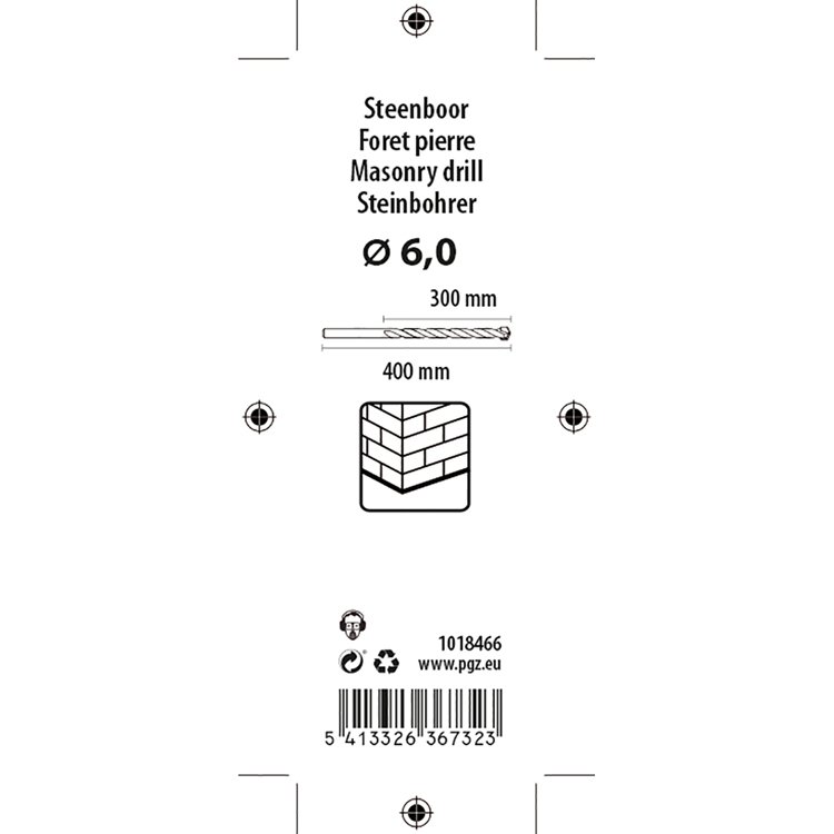 Load image into Gallery viewer, Mack 1018466 - betonboor din 8039 ø 6,0 x 400 mm | 5 stuks
