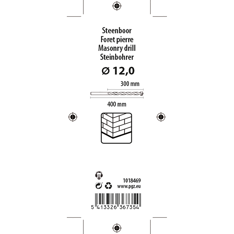 Load image into Gallery viewer, Mack 1018469 - betonboor din 8039 ø 12,0 x 400 mm | 5 stuks

