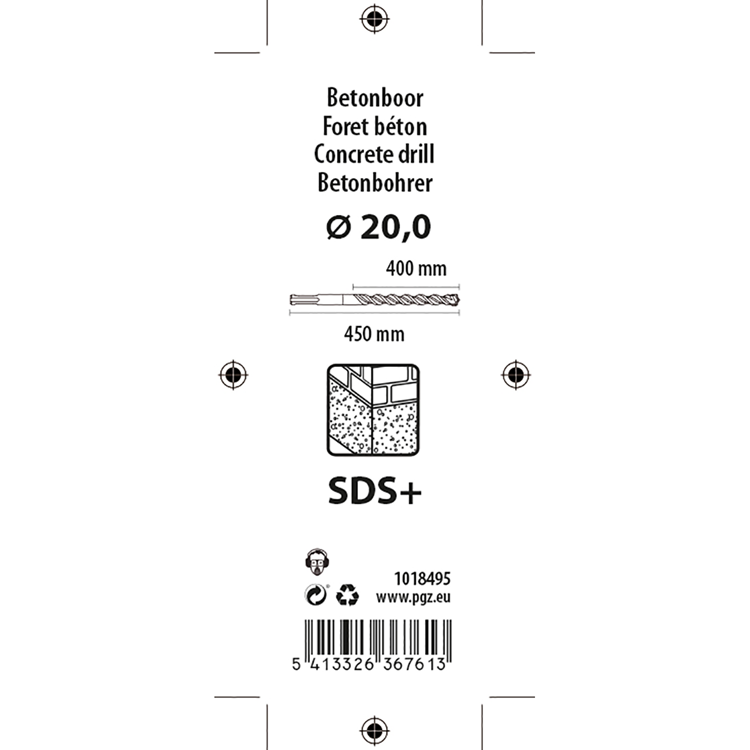 Load image into Gallery viewer, Mack 1018495 - sds-hamerboor sds + 20x450mm | 5 stuks
