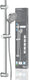 Eisl parma doucherail set - chroom