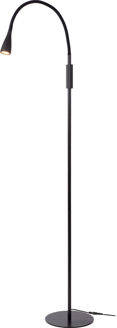 Lucide zozy - leeslamp - led 3 stepdim - 1x4w 3000k - zwart