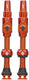 Muc--off muc-off tubeless ventiel big bore lite large orange franse presta ventiel 45mm