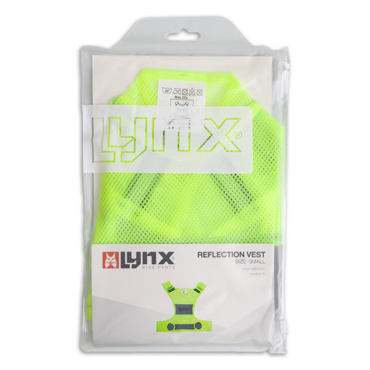 Reflectie vest unisex geel maat S