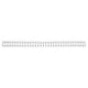 Gbc draagbindruggen wirebind 34 metaal 14mm zilver capaciteit 105vel
