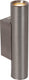 Lucide dupla - wandspot wandlamp - 2xgu10 (mr11) - grijs ijzer