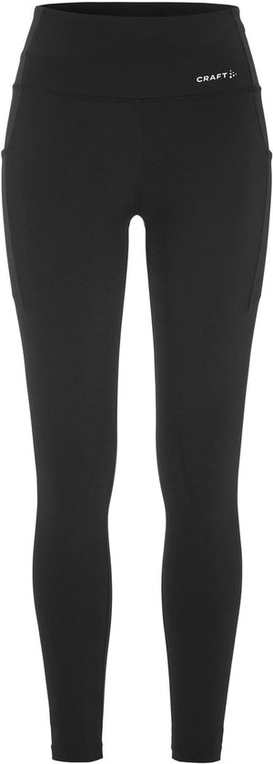 Craft essence tights 3 w dames sportlegging - zwart m