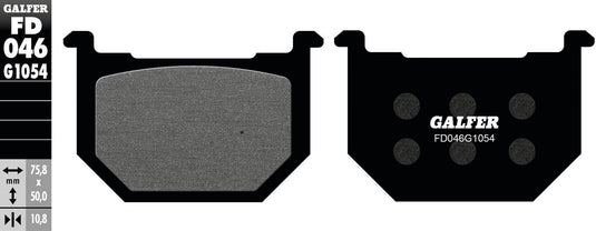 Galfer remblokken fd046 brake pad fd046 g1054 organic