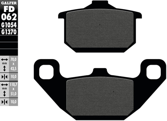 Galfer remblokken fd062 brake pad fd062 g1054 organic
