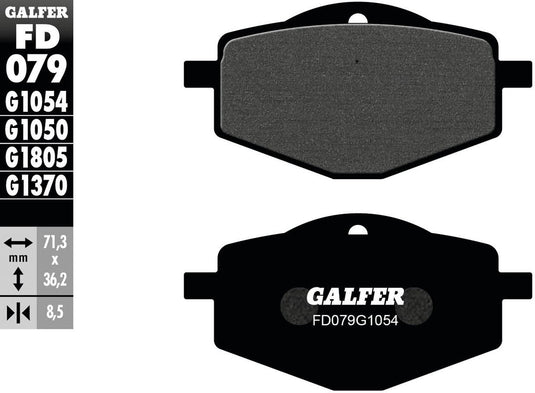 Galfer remblokken fd079 brake pad fd079 g1054 organic