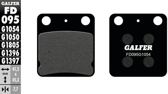 Galfer remblokken fd095 brake pad fd095 g1054 organic