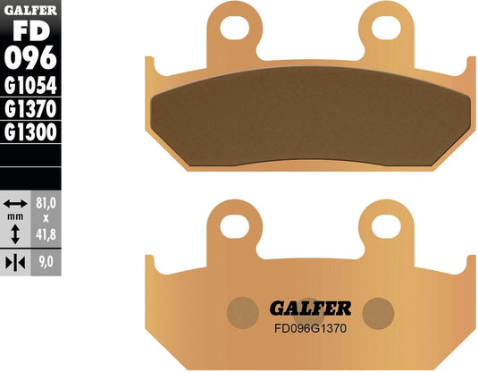 Galfer remblokken fd096 brake pad fd096 g1370 sintered metal