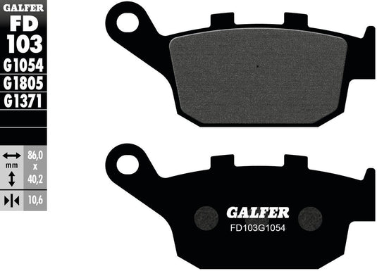 Galfer remblokken fd103 brake pad fd103 g1054 organic