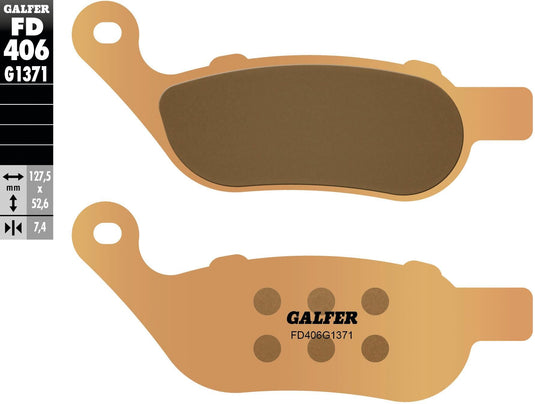 Galfer remblokken fd406 brake pad fd406 g1371 sint.metal street
