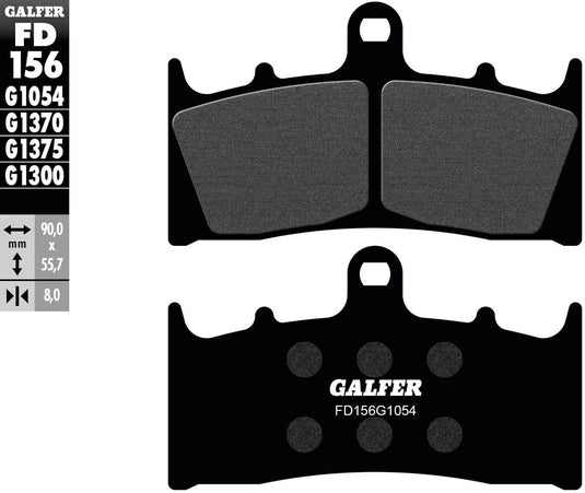Galfer remblokken fd156 brake pad fd156 g1054 organic