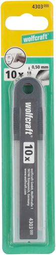 Load image into Gallery viewer, Wolfcraft afbreekmessen | 18mm | 8 segmenten | 10 stuks - 4303000
