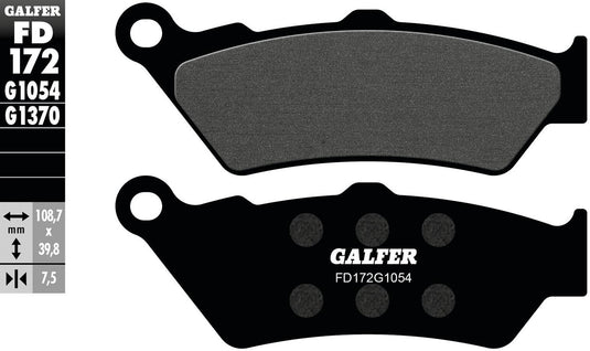 Galfer remblokken fd172 brake pad fd172 g1054 organic