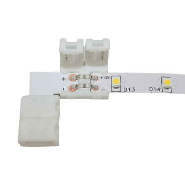 Cingoli koppelstuk voor led strip 8mm - rechte hoek (90°) - zonder verkoopverpakking