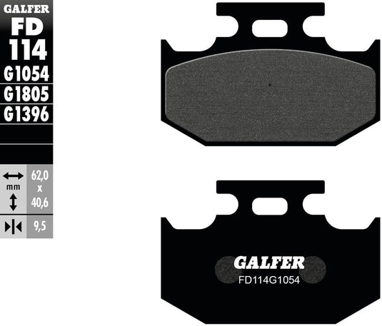 Galfer remblokken fd114 brake pad fd114 g1054 organic