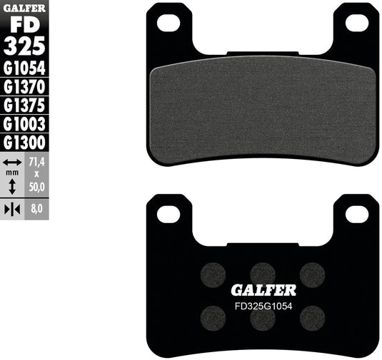 Galfer remblokken fd325 brake pad fd325 g1054 organic street