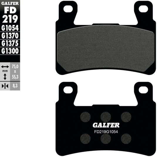 Galfer remblokken fd219 brake pad fd219 g1054 organic street