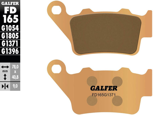 Galfer remblokken fd165 brake pad fd165 g1371 sintered metal str.