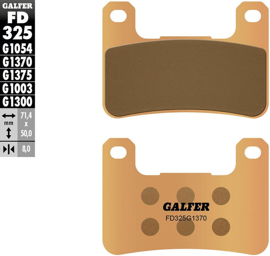 Galfer remblokken fd325 brake pad fd325 g1370 sint. metal street
