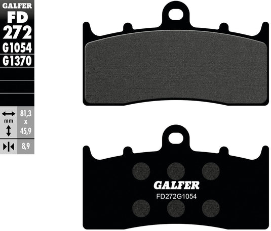 Galfer remblokken fd272 brake pad fd272 g1054 organic standard