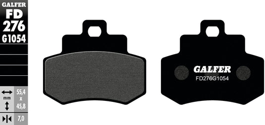 Galfer remblokken fd276 brake pad fd276 g1054 organic standard