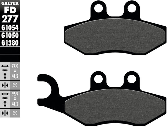 Galfer remblokken fd277 brake pad fd277 g1054 organic standard