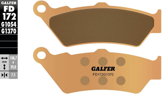 Galfer remblokken fd172 brake pad fd172 g1370 sintered metal