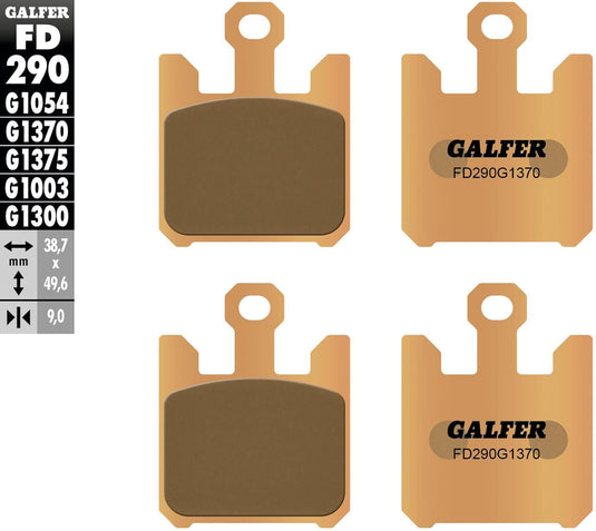 Galfer remblokken fd290 brake pad fd290 g1370 sint.metal street