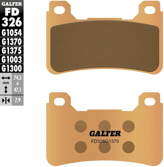 Galfer remblokken fd326 brake pad fd326 g1370 sint.metal street
