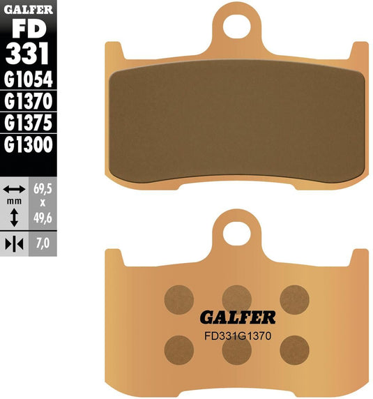 Galfer remblokken fd331 brake pad fd331 g1370 sint.metal street